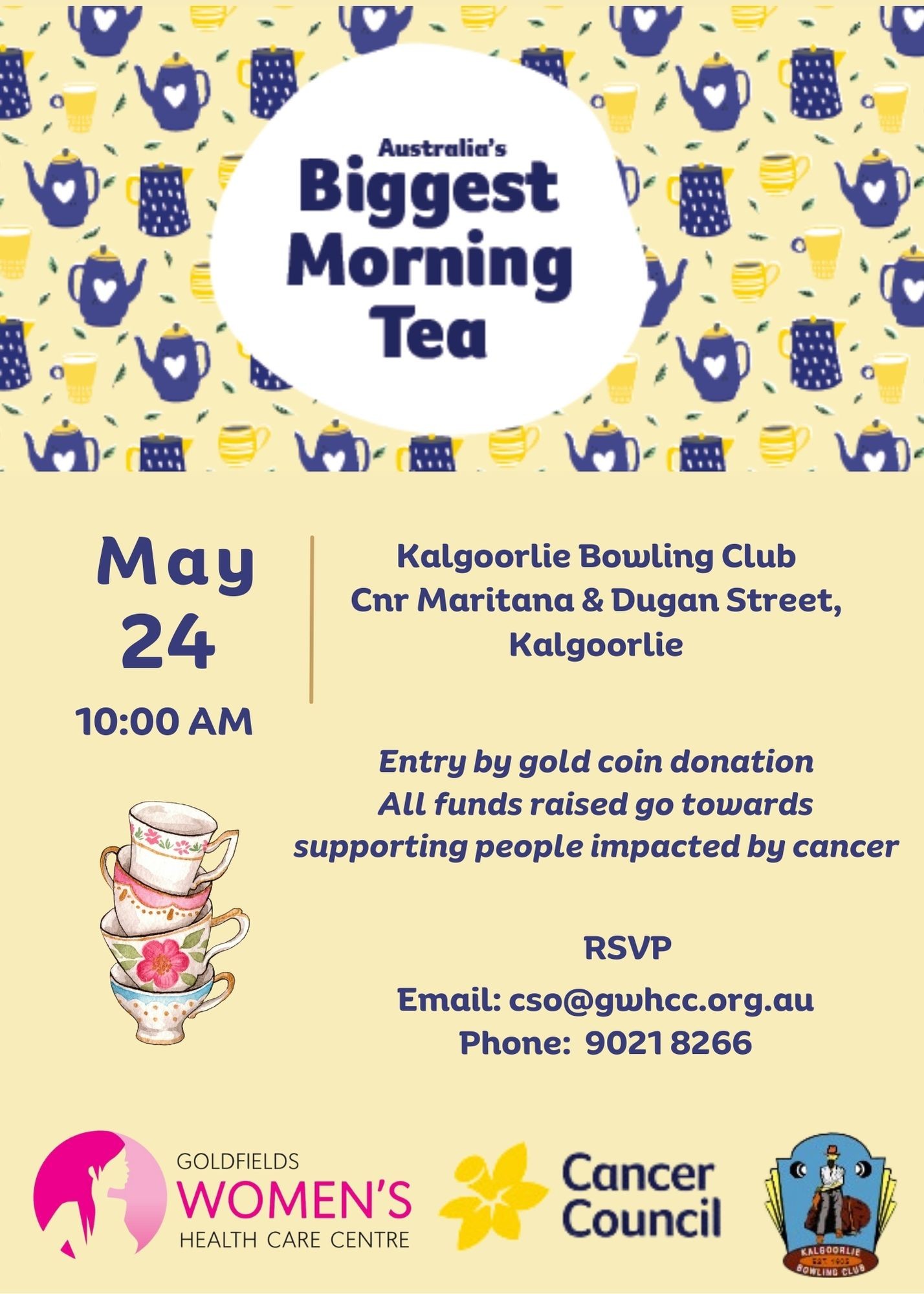 Goldfields Women's Health Care Centre - Australia's Biggest Morning Tea ...